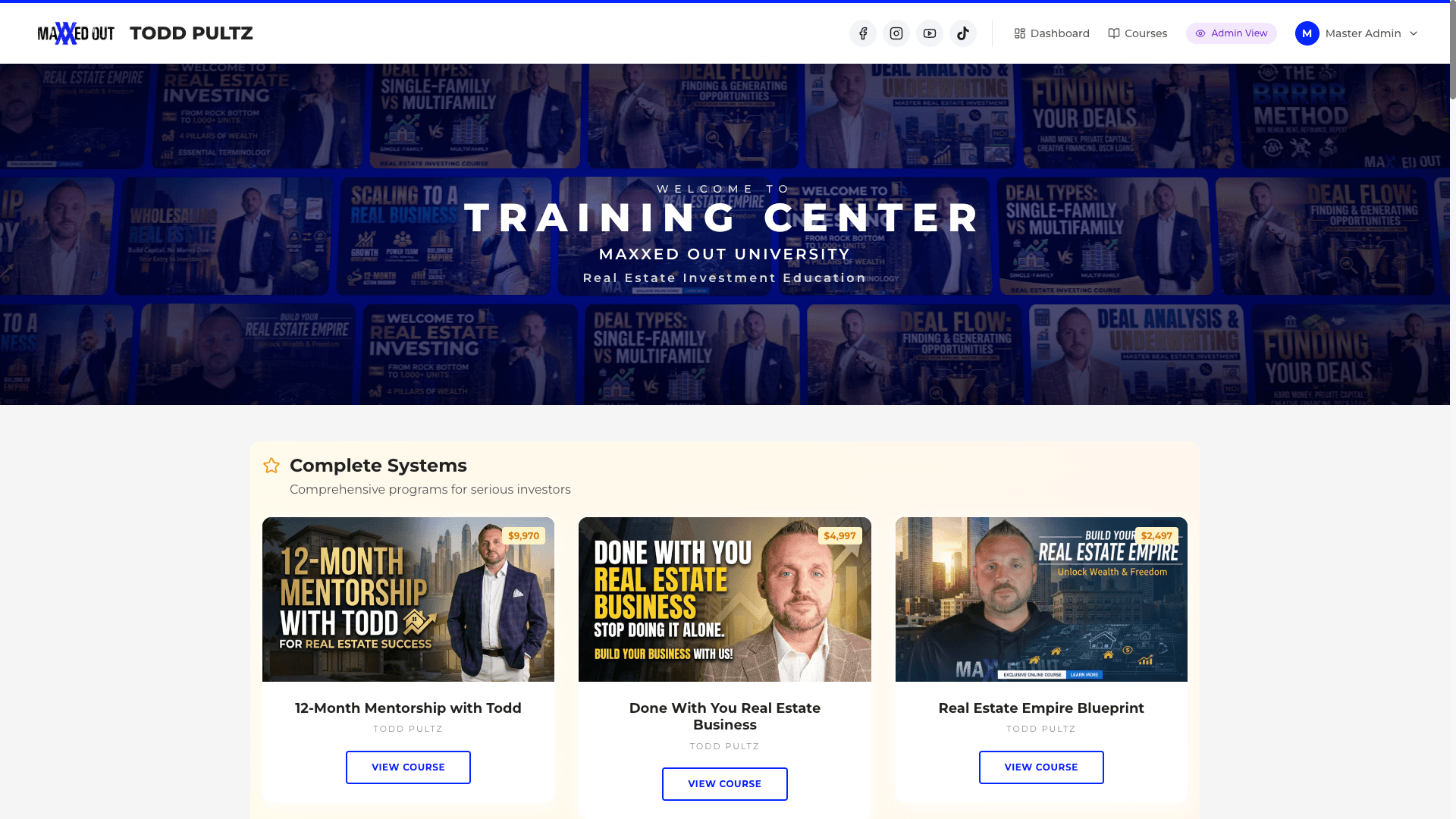 Maxxed Out University