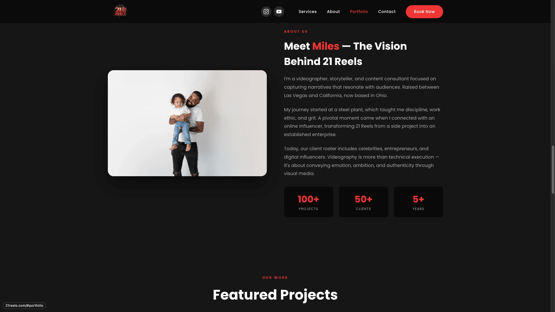 About & Portfolio Showcase